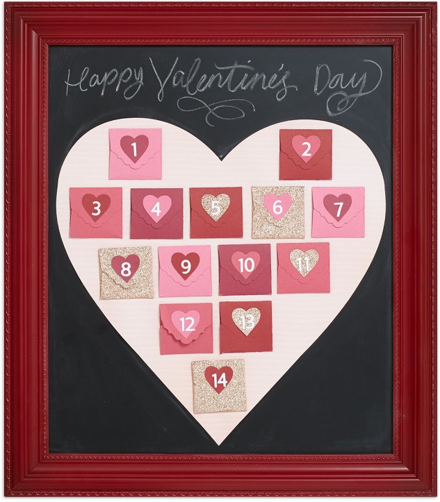 Create this fun Valentine's Day Advent Calendar! #CloseToMyHeart #ctmh #Valentines #calendar #countdown #Vday #ValentinesDay
