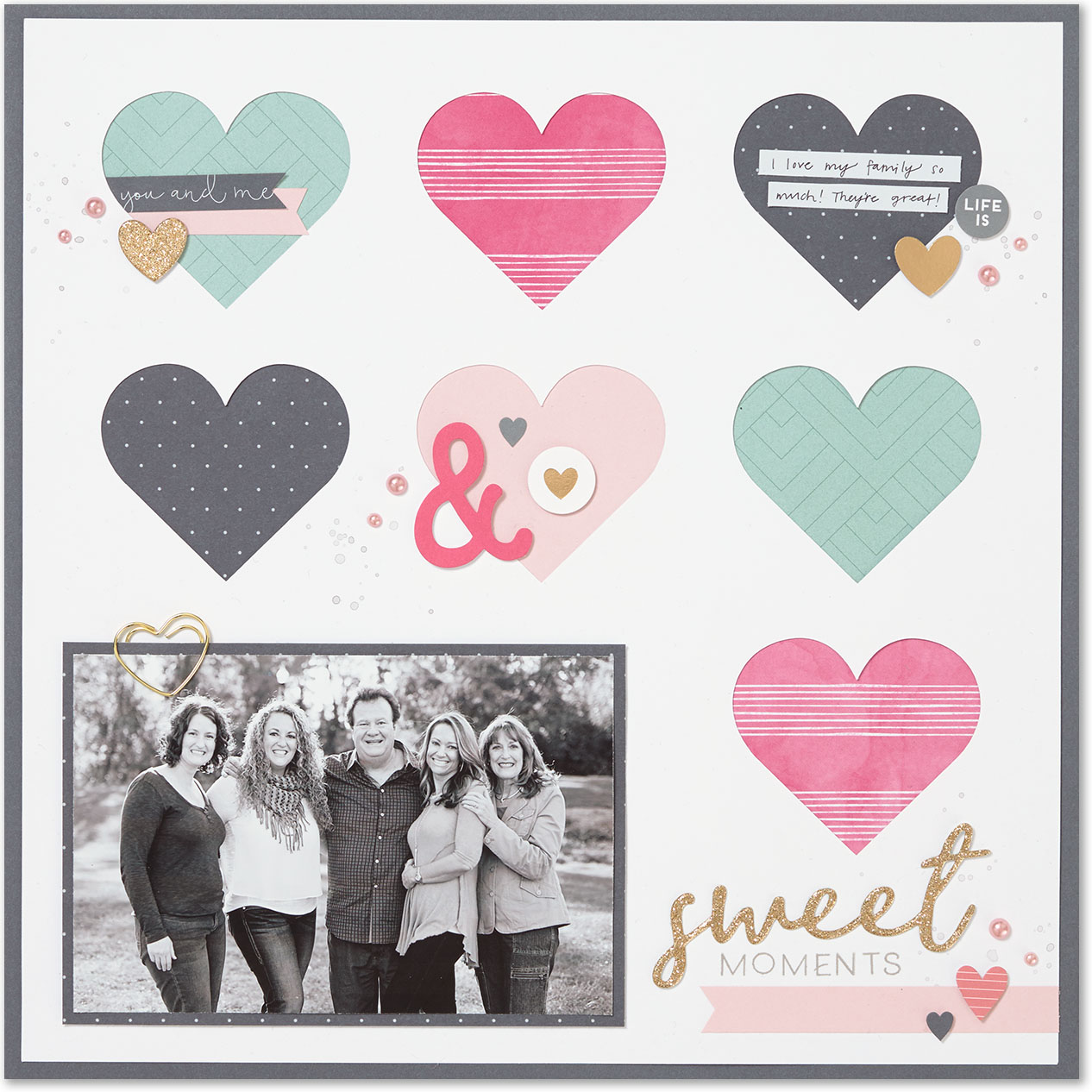 Use your Cricut® machine to create unique backgrounds for you scrapbook pages! #ctmh #closetomyheart #cricut #tutorial #howto #easy #scrapbooking #ideas